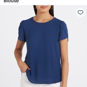 Lakynn Lattice Detail Button Back Blouse